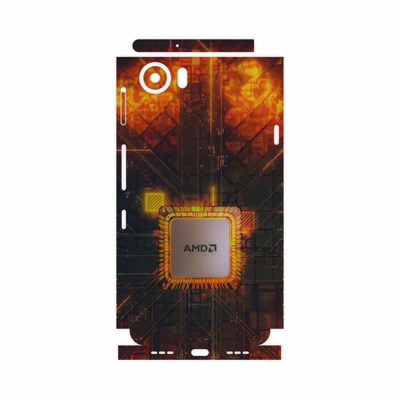 برچسب پوششی ماهوت مدل AMD Brand-FullSkin مناسب برای گوشی موبایل بلک بری KEYONE