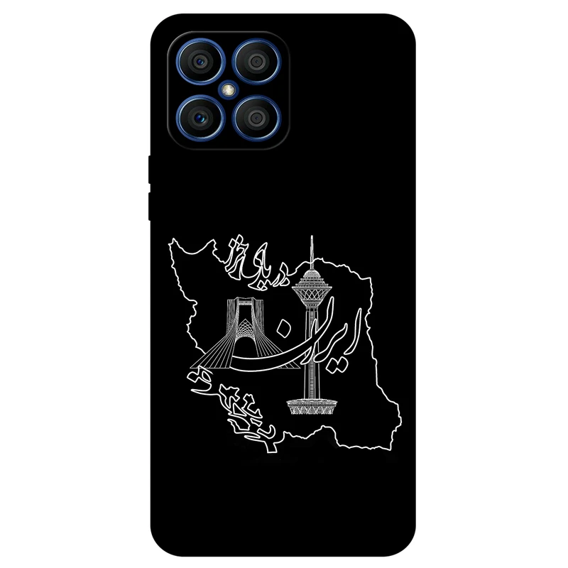 کاور مگافون طرح ایران مدل 1870 مناسب برای گوشی موبایل آنر X8 4G