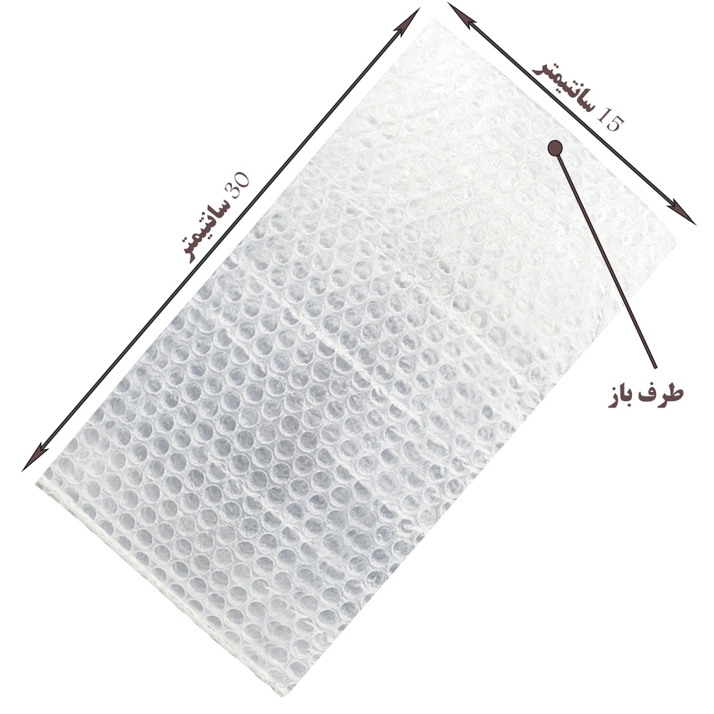 نایلون حباب دار ضربه گیر مدل DST-B30n15 بسته 12 عددی