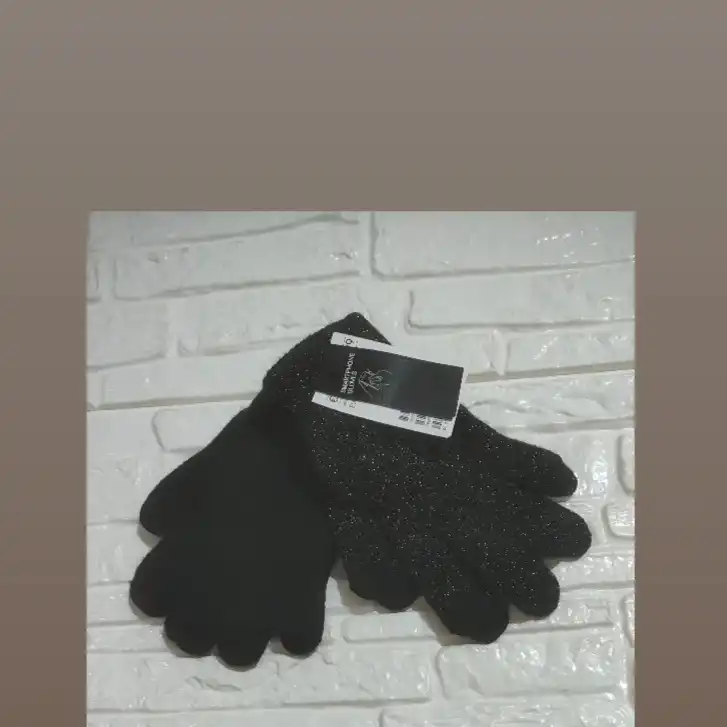 دستکش بافتنی زنانه اچ اند ام مدل تاچ دار H202020 مجموعه دو عددی