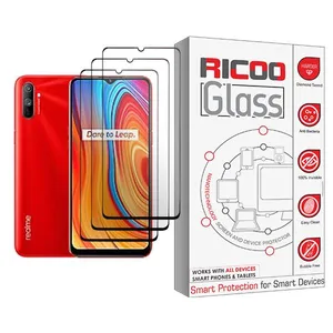 Ricoo Glass MIX003 Screen Protector For Realme C3 Pack Of 3