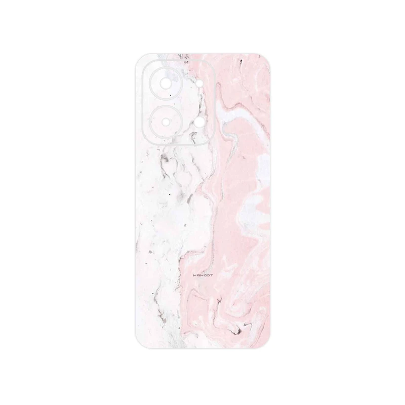 برچسب پوششی ماهوت مدل Blanco_Pink_Marble مناسب برای گوشی موبایل شیائومی Redmi 15C 4G