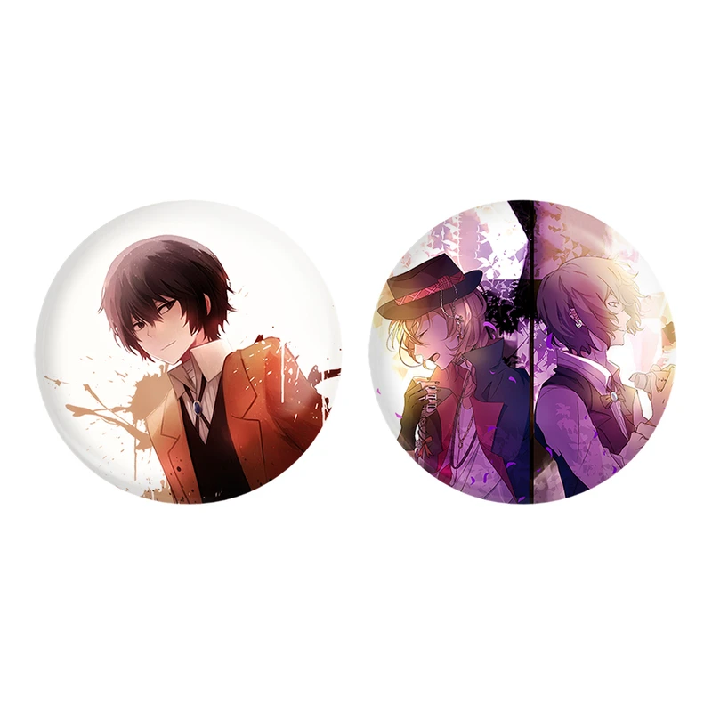 مگنت خندالو طرح چویا و دازای سان انیمه سگ های ولگرد بانگو کد 1178811787 مجموعه 2 عددی