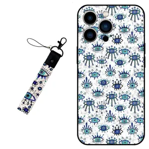 Megafone Devil eye 6464 Cover For Apple iPhone 14 Pro With Wrist strap