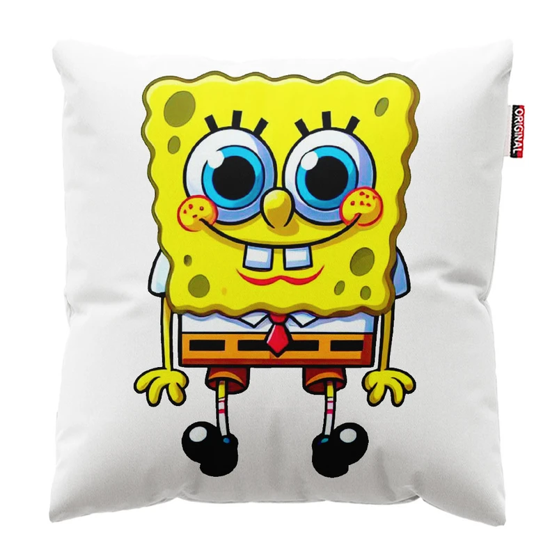 کوسن پاد آفرین طرح باب اسفنجی کد 3830 سایز 30*30 سانتی متر