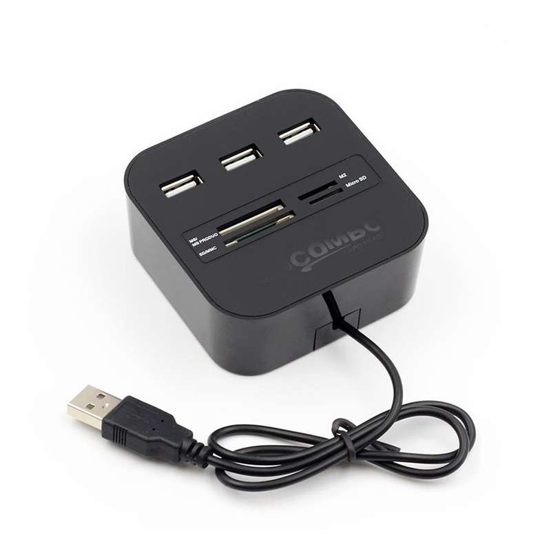 کارت خوان و هاب سه پورت USB2 مدل COMBO کارت خوان و هاب سه پورت USB2 مدل COMBO