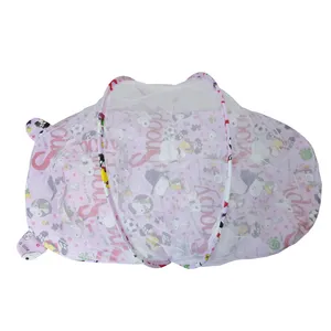 پشه بند کودک مدل خیمه ای تشک دار طرح اسنوپی 