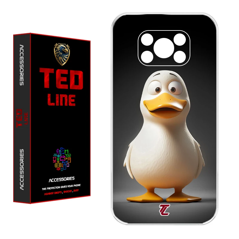 کاور تد لاین طرح اردک کد 1124 مناسب برای گوشی موبایل شیائومی Poco X3 / X3 Pro / X3 NFC