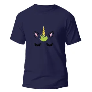 تی شرت آستین کوتاه دخترانه مدل Unicorn کد 094