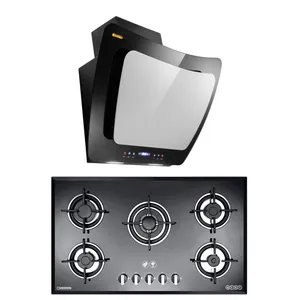 هود و اجاق گاز صفحه ای درخشان مدل کلون G607