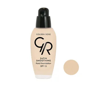 کرم پودر گلدن رز مدل Satin smoothing شماره 21 حجم 34 میلی لیتر