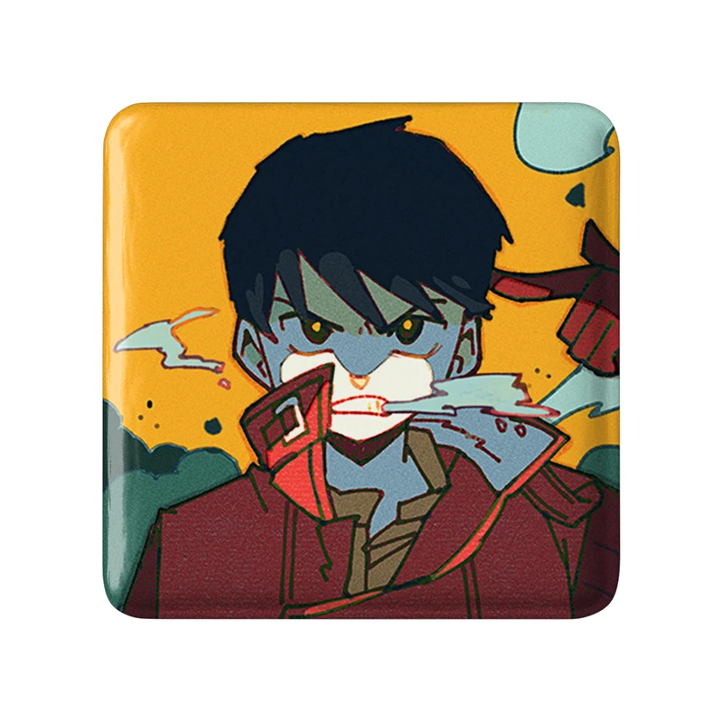 مگنت خندالو طرح کاندا انیمه آکیرا مدل مربعی کد 33348