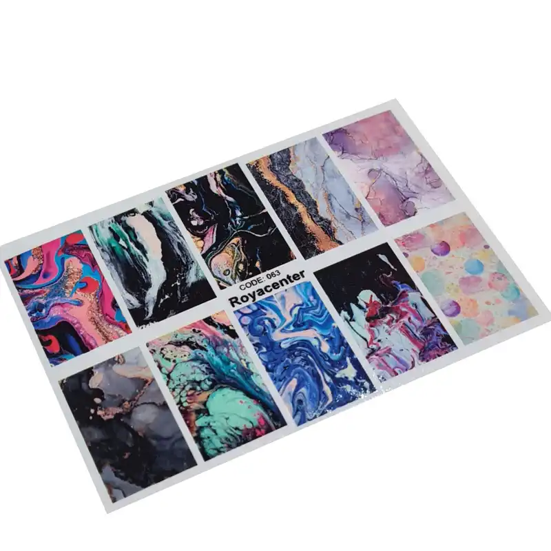 برچسب لنز ناخن رویاسنتر مدل 63