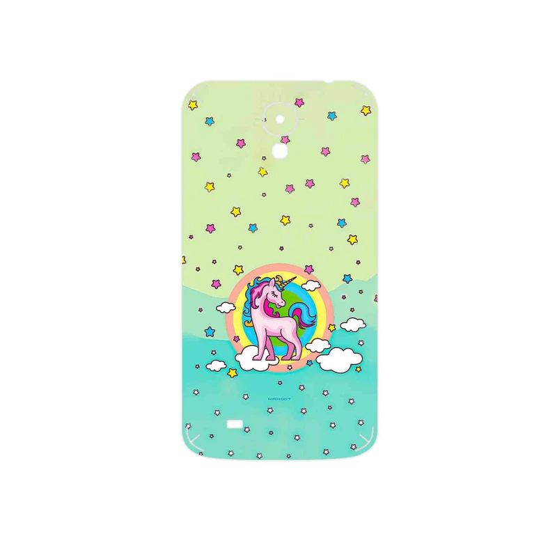 برچسب پوششی ماهوت مدل Rainbow unicorn adventure مناسب برای گوشی موبایل سامسونگ Galaxy Mega 6.3 I9200