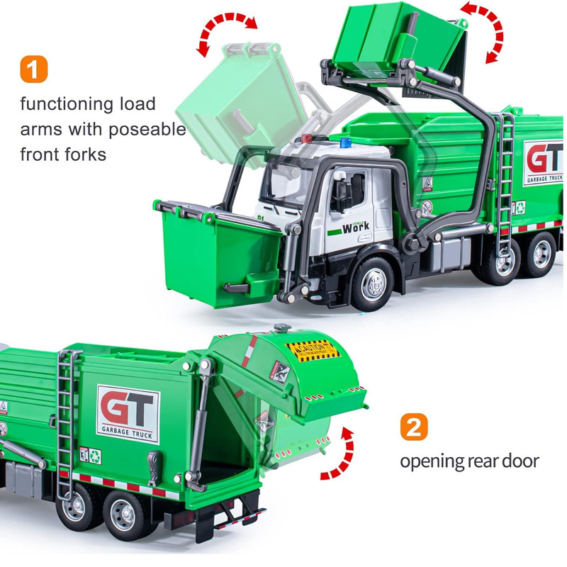 ماشین بازی مدل کامیون حمل زباله