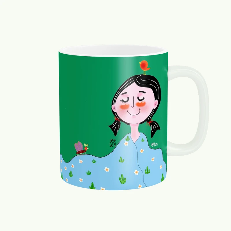 ماگ پاد آفرین مدل دخترانه کد 222