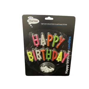 شمع تولد چف اید مدل Happy Birthday کد 2111 مجموعه 13 عددی