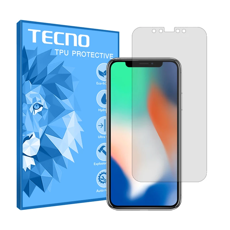 محافظ صفحه نمایش شفاف تکنو مدل HyGEL مناسب برای گوشی موبایل اپل iPhone X
