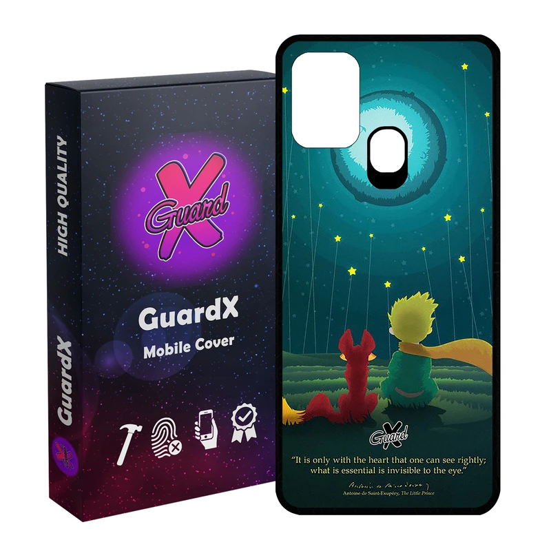 کاور گارد ایکس طرح Little Prince مدل Glass1000153 مناسب برای گوشی موبایل سامسونگ Galaxy M31 / M31 Prime / F41