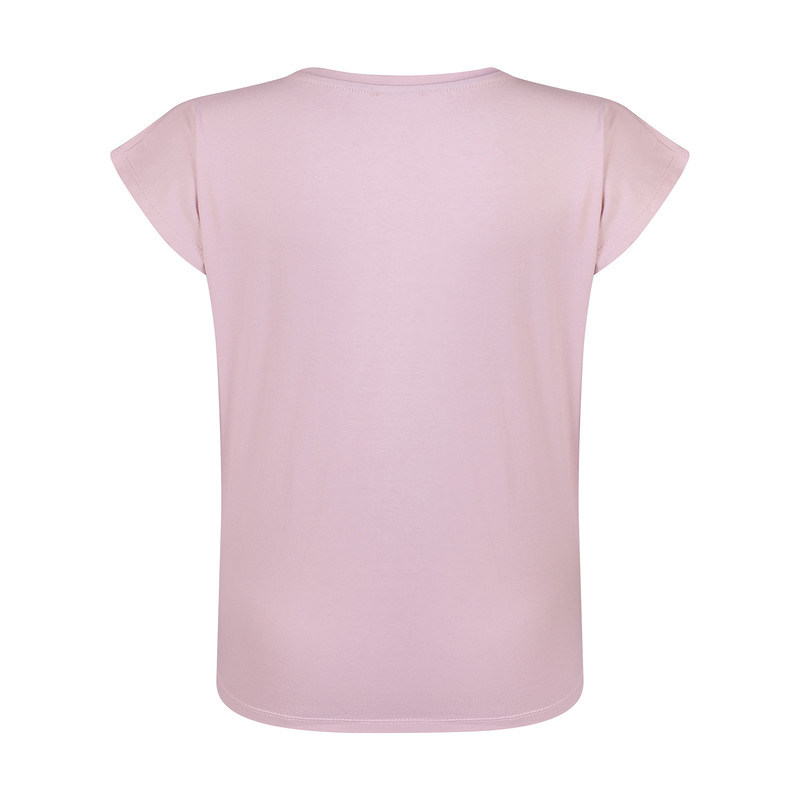 ست تی شرت و شلوارک زنانه افراتین مدل زرپران کد 6596 رنگ صورتی