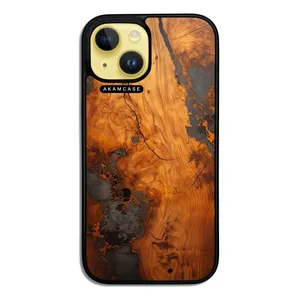 AKAM AMC-WA15-WOOD-15 Cover For Apple iPhone 15