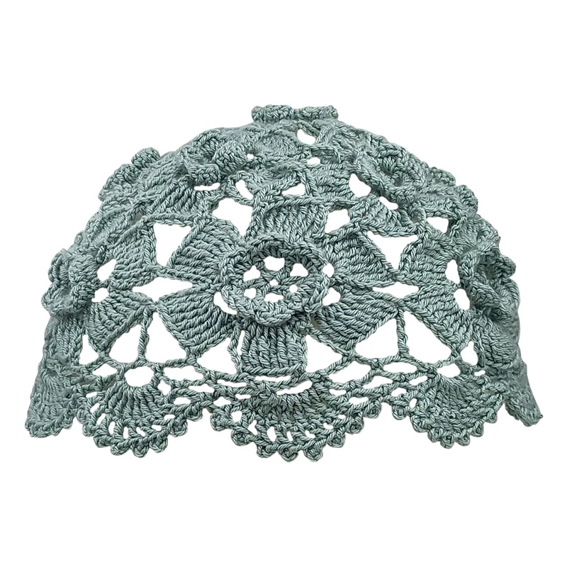 کلاه دستبافت زنانه مدل شکوفه شرقی کد 0111632