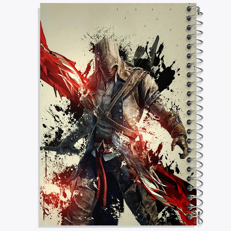 دفتر مشق 100 برگ خندالو طرح بازی اساسینز کرید Assassins Creed کد 27913