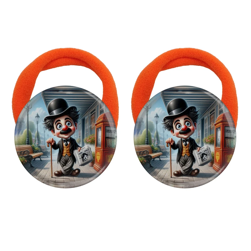 کش مو زنانه مدل چارلی چاپلین کد S15098 بسته دو عددی