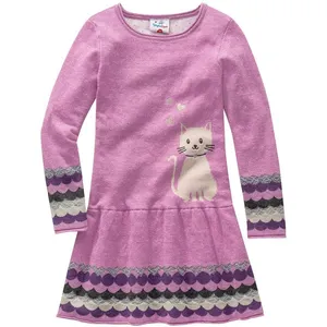 پیراهن دخترانه توپولینو مدل گربه 125