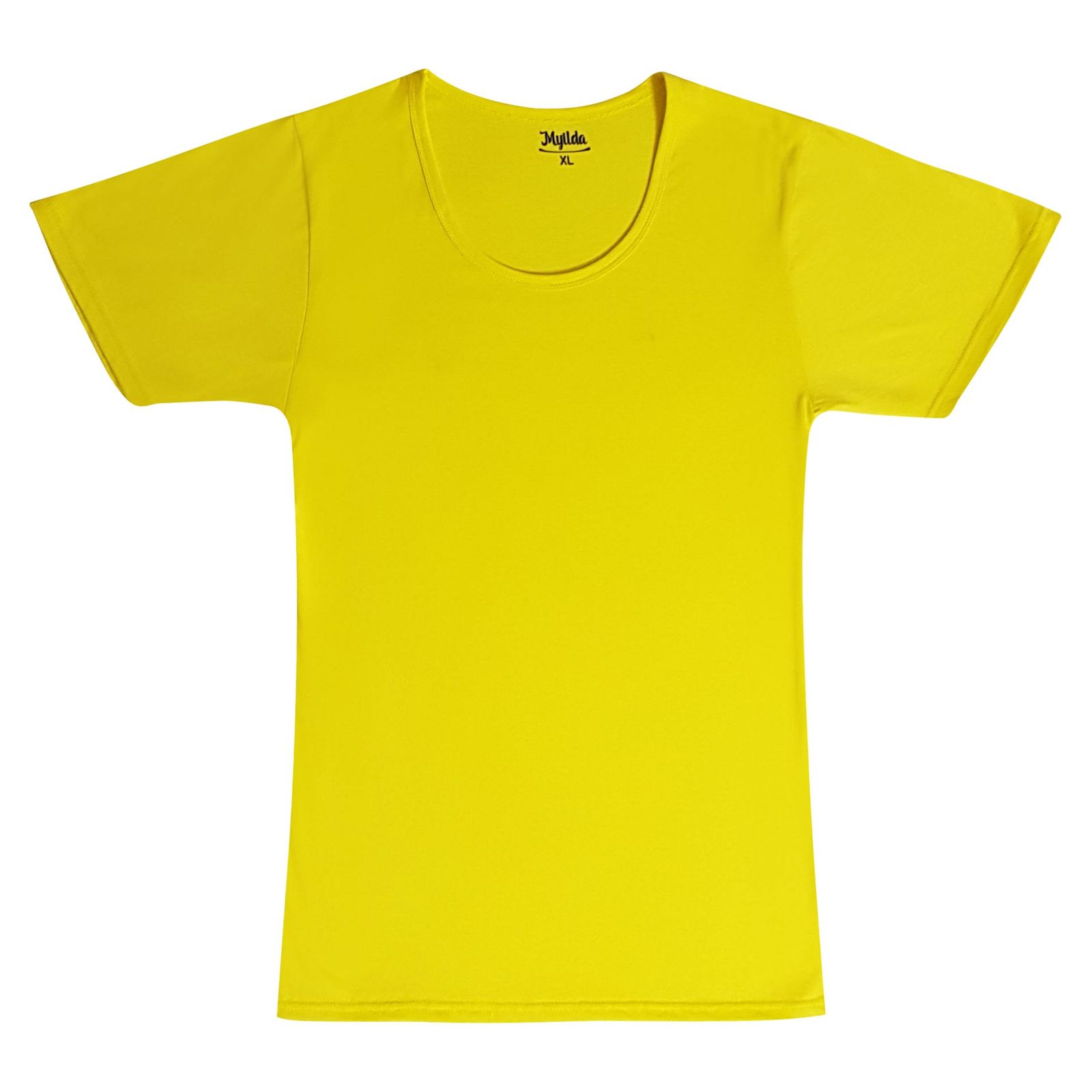 زیرپوش آستین دار مردانه ماییلدا مدل پنبه ای کد 4710 رنگ زرد -  - 5