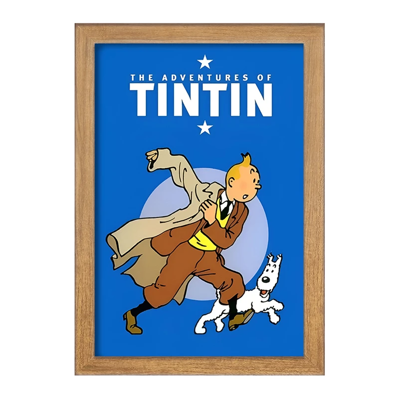 تابلو خندالو مدل تن تن (Tintin) کد F10336