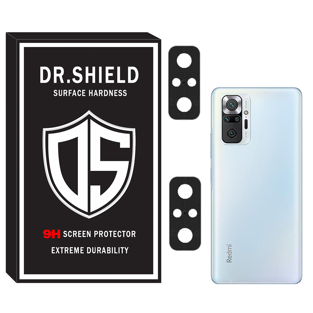 محافظ لنز دوربین دکتر شیلد مدل D.SH/Flz11 مناسب برای گوشی موبایل شیائومی Redmi Note 10 Pro بسته دو عددی