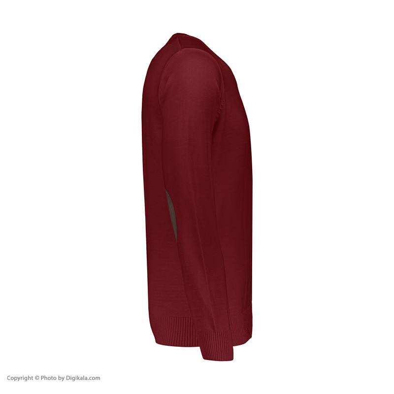 پلیور مردانه تریکو پاییزان کد P700 رنگ زرشکی