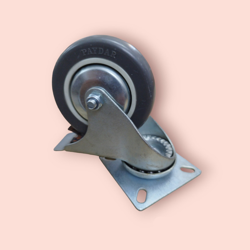 چرخ کفیدار پایدار مدل TS-75MM کد 3/8 چرخ کفیدار پایدار مدل TS-75MM کد 3/8