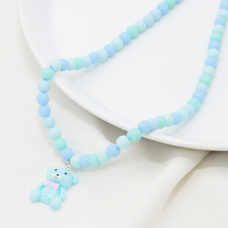 گردنبند دخترانه دلنار گالری مدل تدی و پاپیون گردنبند دخترانه دلنار گالری مدل تدی و پاپیون