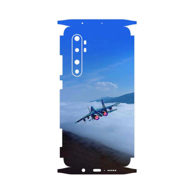 برچسب پوششی ماهوت مدل Fighter plane Su27-FullSkin مناسب برای گوشی موبایل شیائومی Mi Note 10 Lite