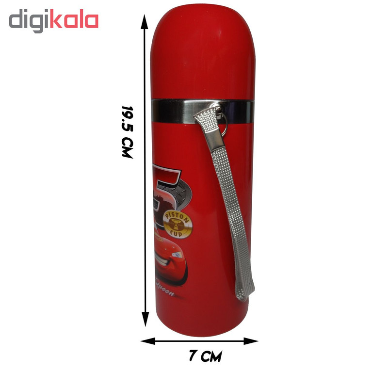 فلاسک کودک مدل MO21MCB طرح McQueen گنجایش 350 میلی لیتر