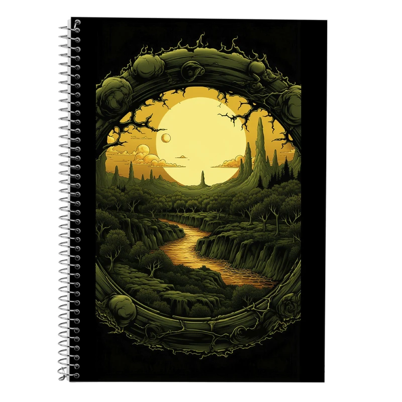 دفتر لغت 50 برگ مدوپد طرح  ارباب حلقه ها The Lord of the Rings کد DF2980