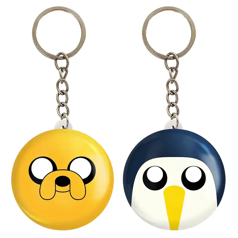 جاکلیدی خندالو مدل گانتر و جیک وقت ماجراجویی Adventure Time کد 2081420819 مجموعه 2 عددی