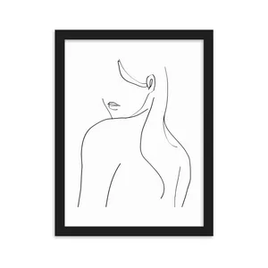 Minimal Wall Art Girl Design Code 2762