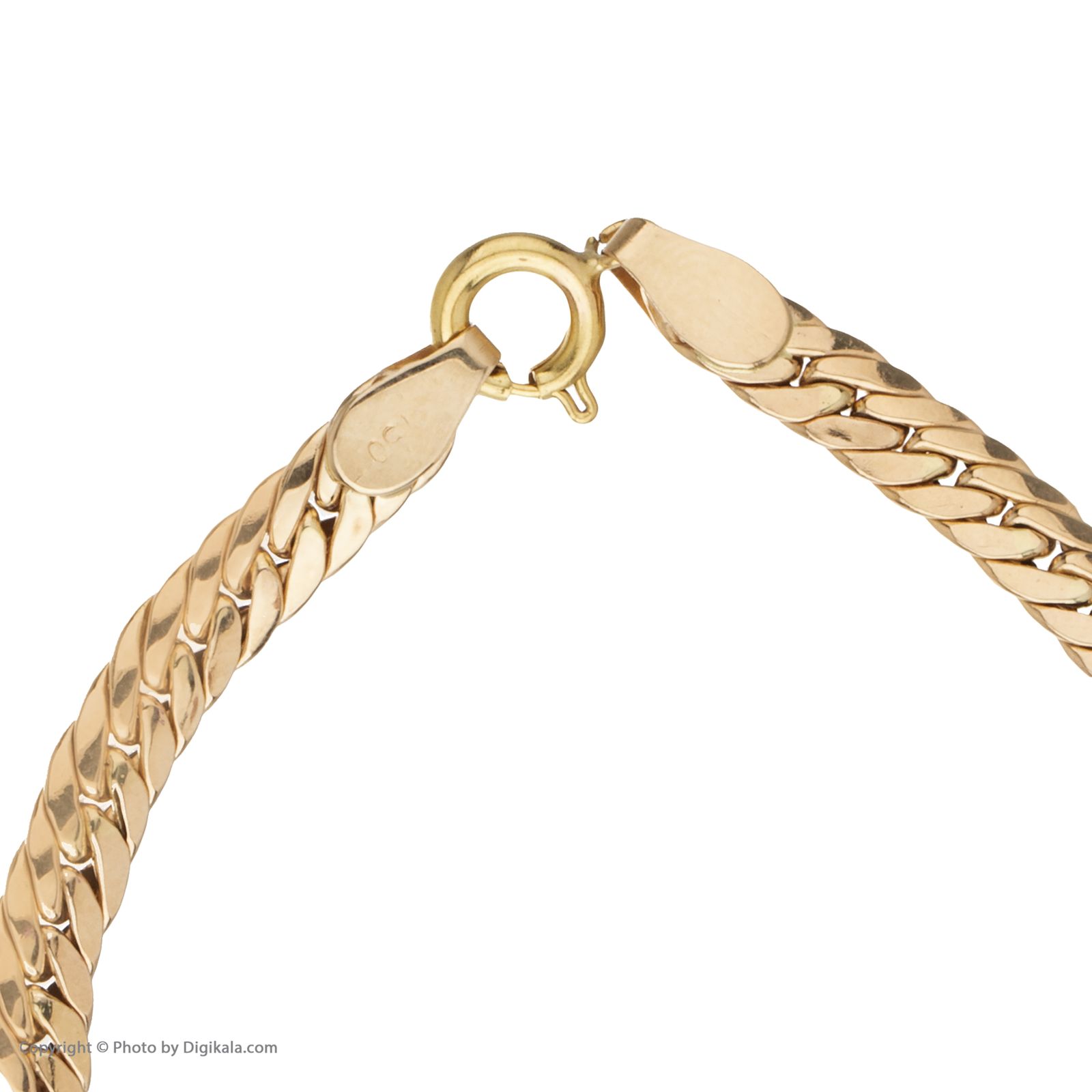 دستبند طلا 18 عیار زنانه زرمان مدل ZMB1068 طرح کارتیه حصیری -  - 4