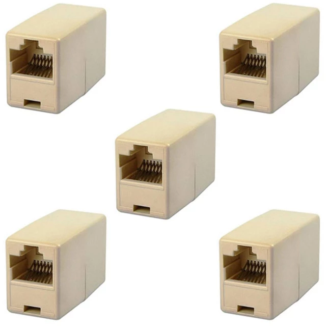 مبدل افزایش طول RJ45  مدل 009 بسته 5 عددی عکس شماره 1