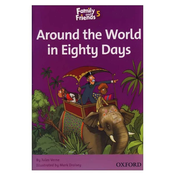 کتاب Around the World in Eighty Days اثر Jules Verne انتشارات زبان مهر