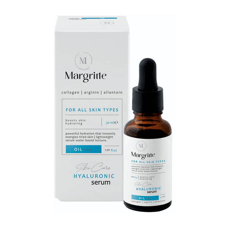 سرم آبرسان مارگریت مدل HYALURONIC مناسب برای انواع پوست حجم 30 میلی لیتر سرم آبرسان مارگریت مدل HYALURONIC مناسب برای انواع پوست حجم 30 میلی لیتر