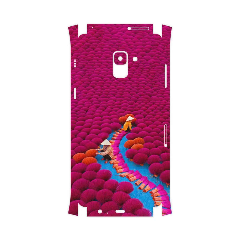 برچسب پوششی ماهوت مدل Vietnam Incense Wood Farms-FullSkin مناسب برای گوشی موبایل سامسونگ Galaxy A8 Plus 2018