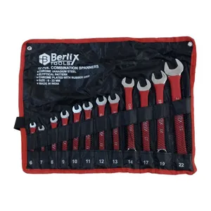 آچار یکسر تخت و یکسر رینگی برلیکس مدل 12 مجموعه 12عددی