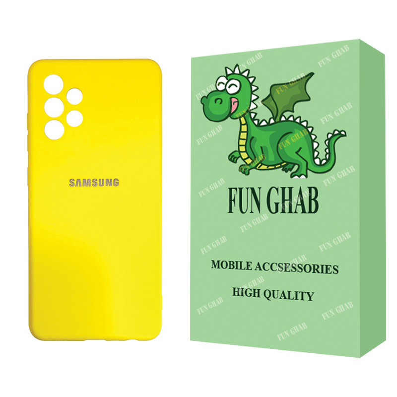 کاور فان قاب مدل سیلیکونی مناسب برای گوشی موبایل سامسونگ Galaxy A52