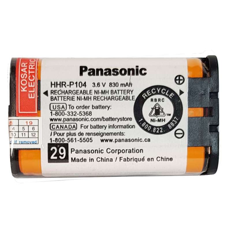 باتری تلفن بی سیم مدل HHR-P104 باتری تلفن بی سیم مدل HHR-P104