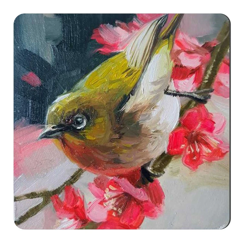  مگنت طرح پرنده و شاخه گل کد wmg778