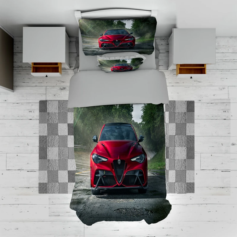 سرویس روتختی مدل ماشین alfa romeo TXY150 تک نفره 5 تکه